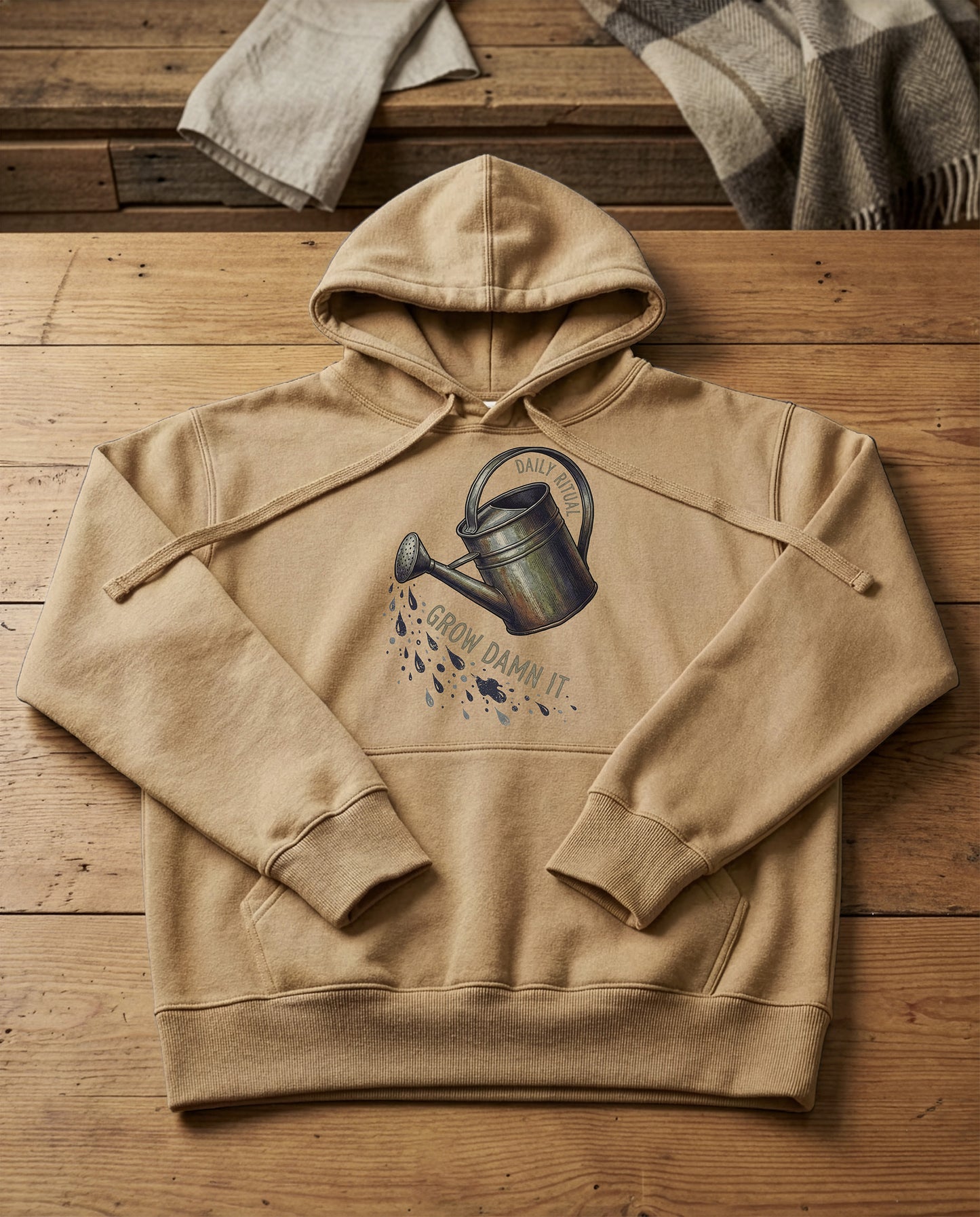 Watering Can | Structured Hoodie - sandstone.jpg