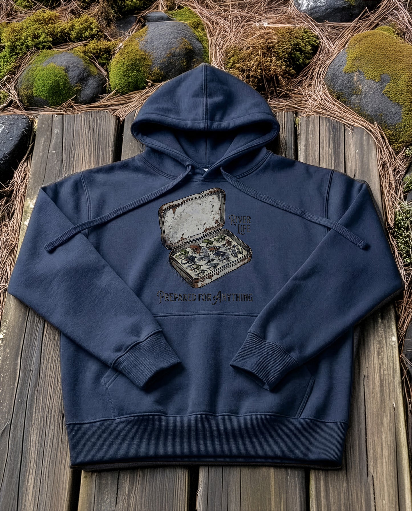 The Fly Box | Structured Hoodie - navy.jpg