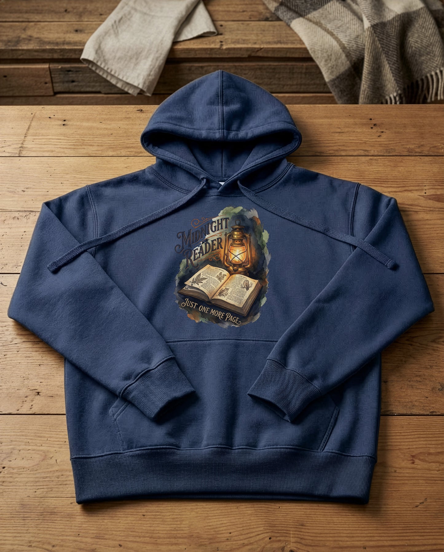 Midnight Oil | Structured Hoodie - navy.jpg