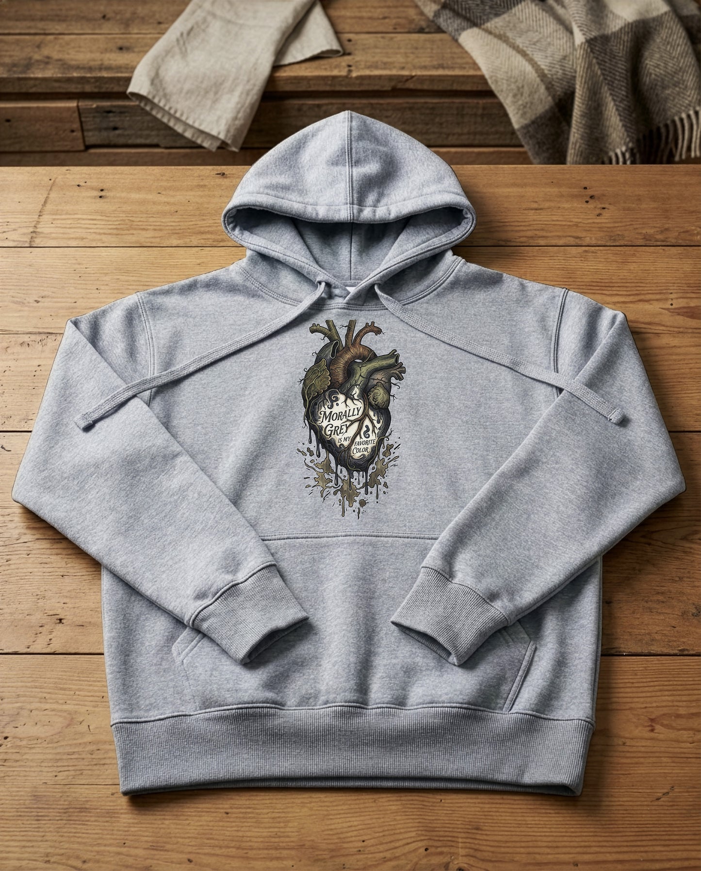 Morally Grey | Structured Hoodie - grey-heather.jpg