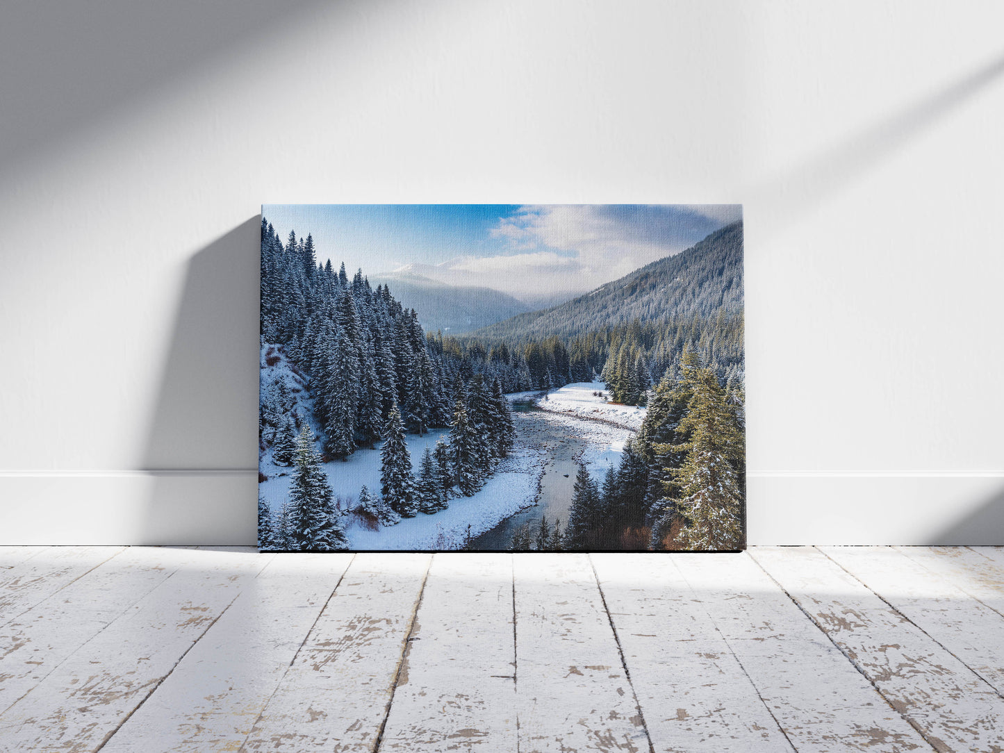 Mountain Mystery- Snowy Mountain Wonderland
