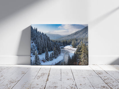 Mountain Mystery- Snowy Mountain Wonderland