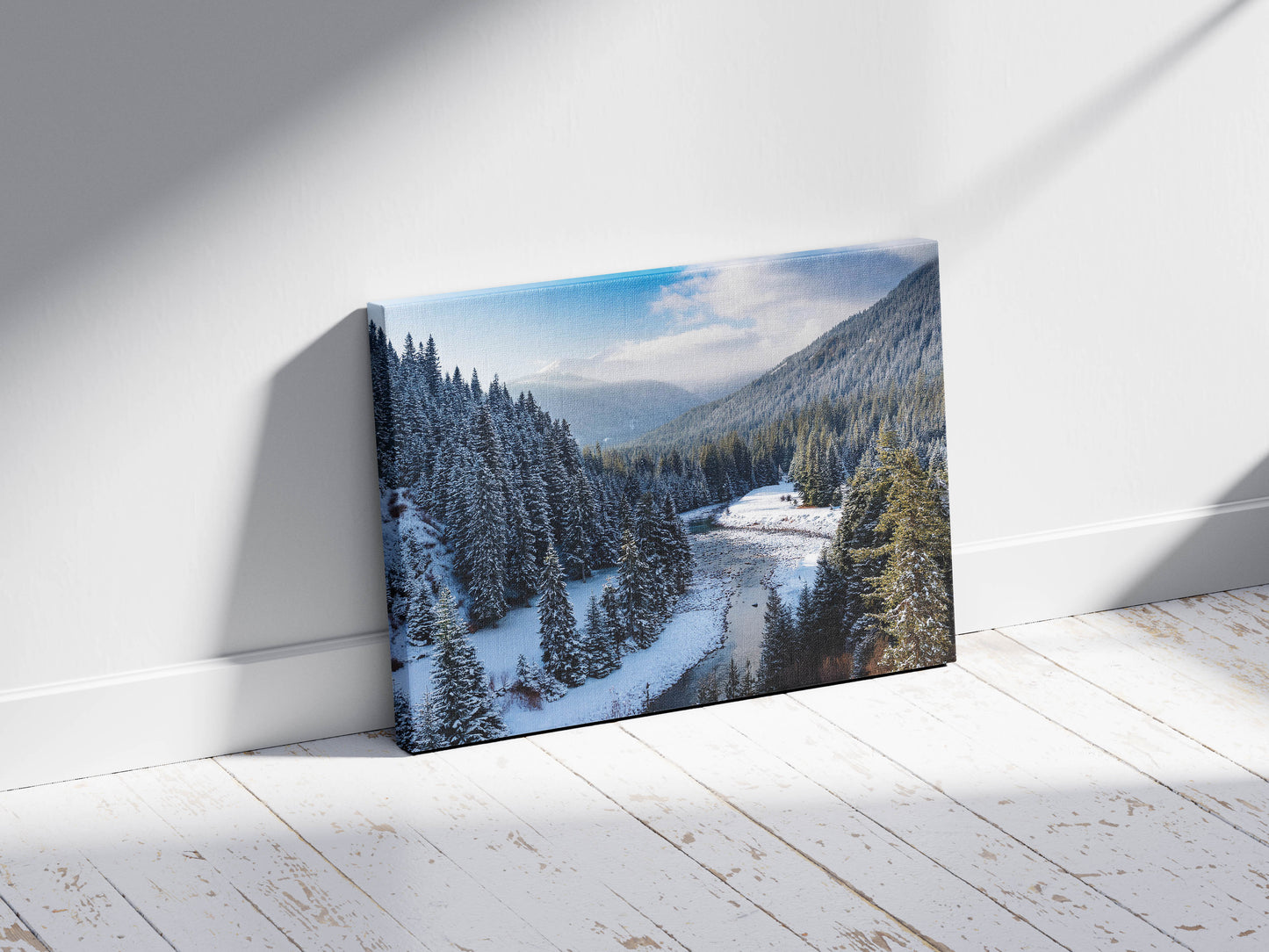 Mountain Mystery- Snowy Mountain Wonderland