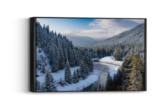 Mountain Mystery- Snowy Mountain Wonderland