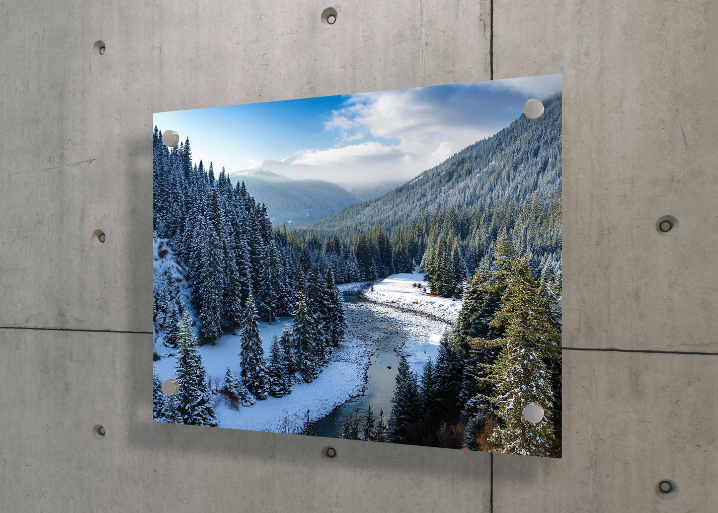 Mountain Mystery- Snowy Mountain Wonderland