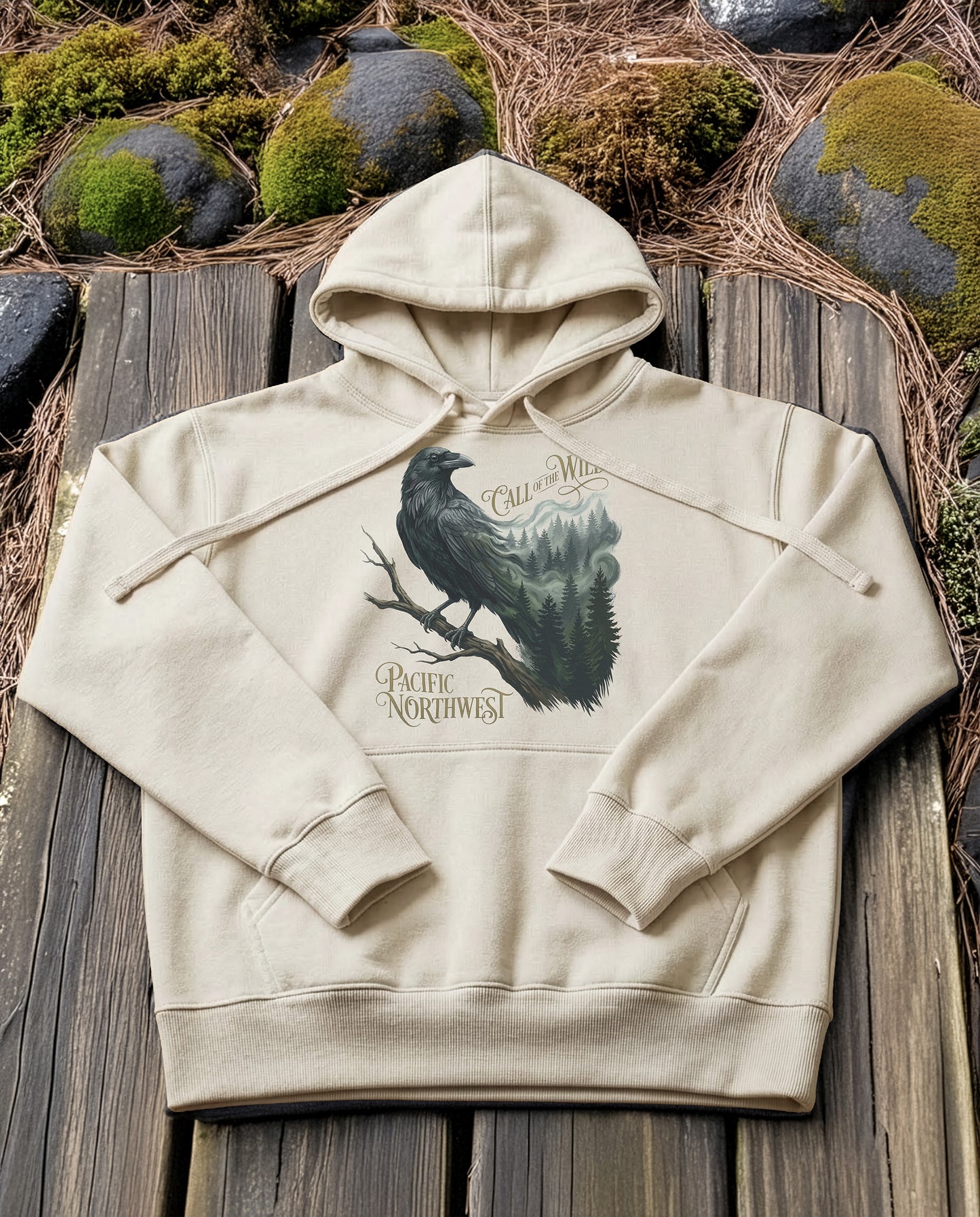 Raven's Mist | Structured Hoodie