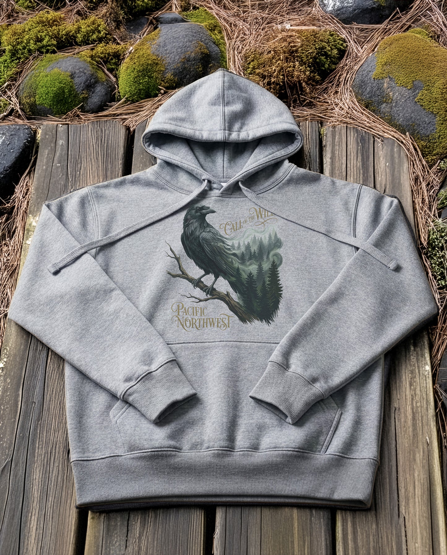 Raven's Mist | Structured Hoodie
