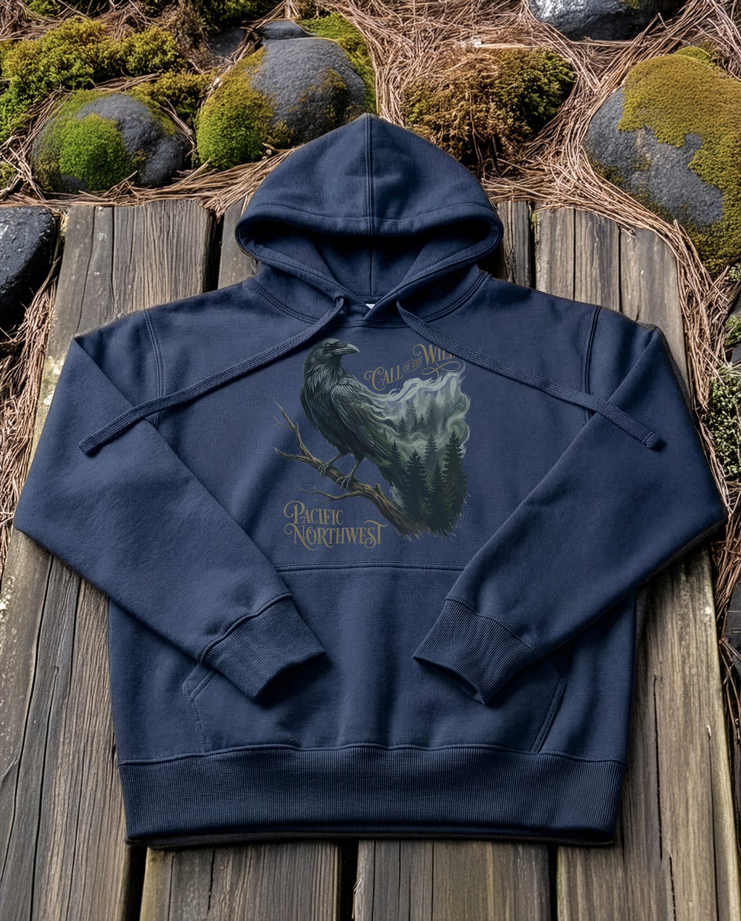 Raven's Mist | Structured Hoodie