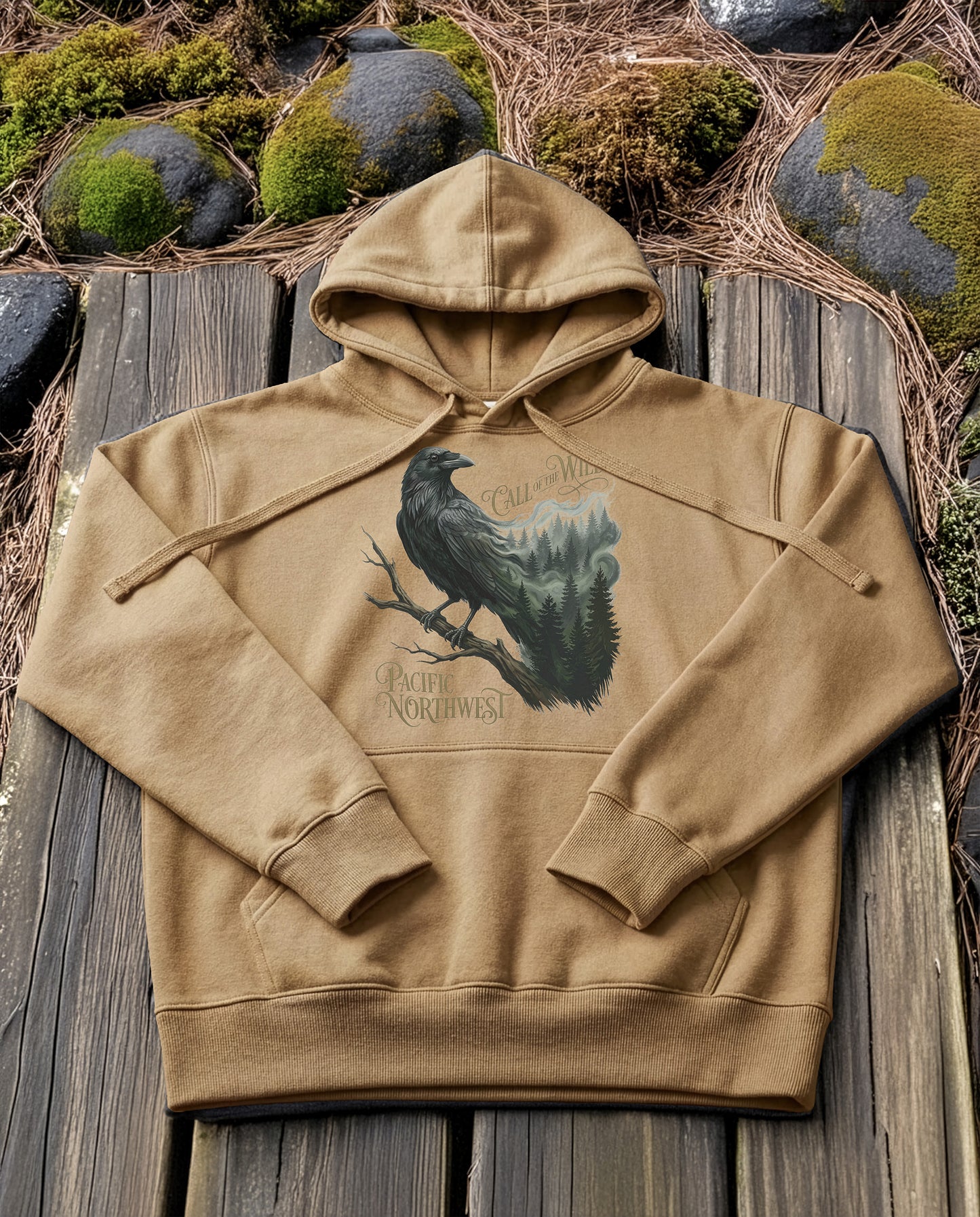 Raven's Mist | Structured Hoodie