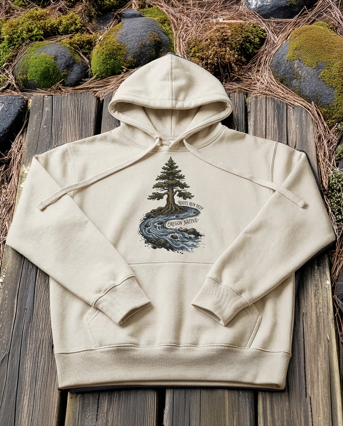 Rooted River | Structured Hoodie