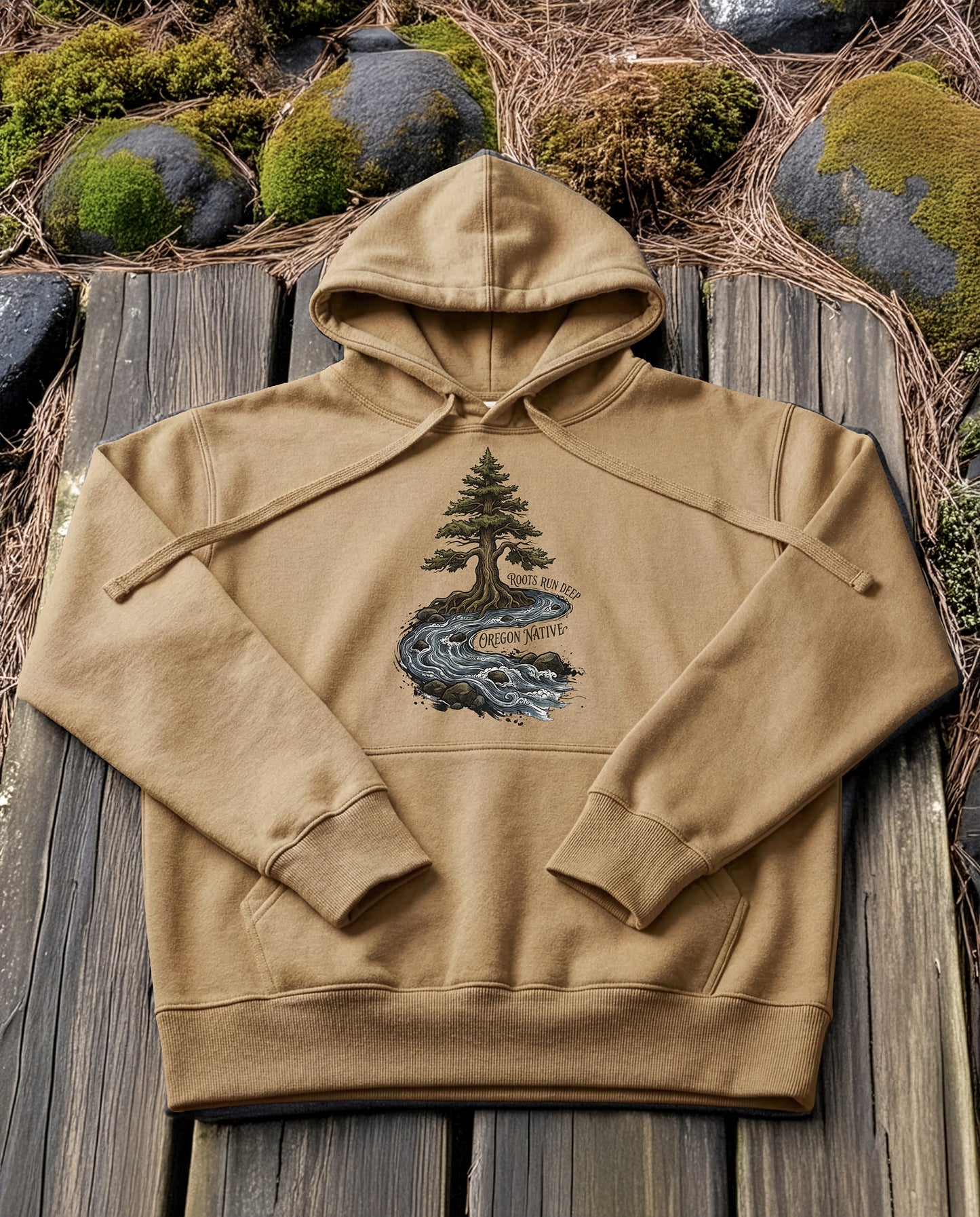 Rooted River | Structured Hoodie