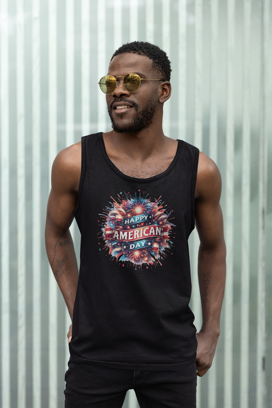 Happy American Day Fireworks Stars, Stripes & Sparkle!