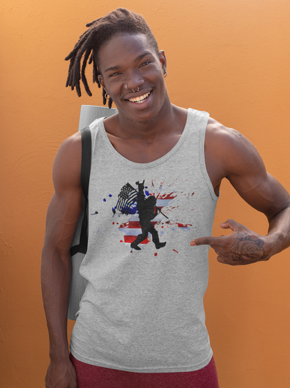 Patriotic Bigfoot Splatter