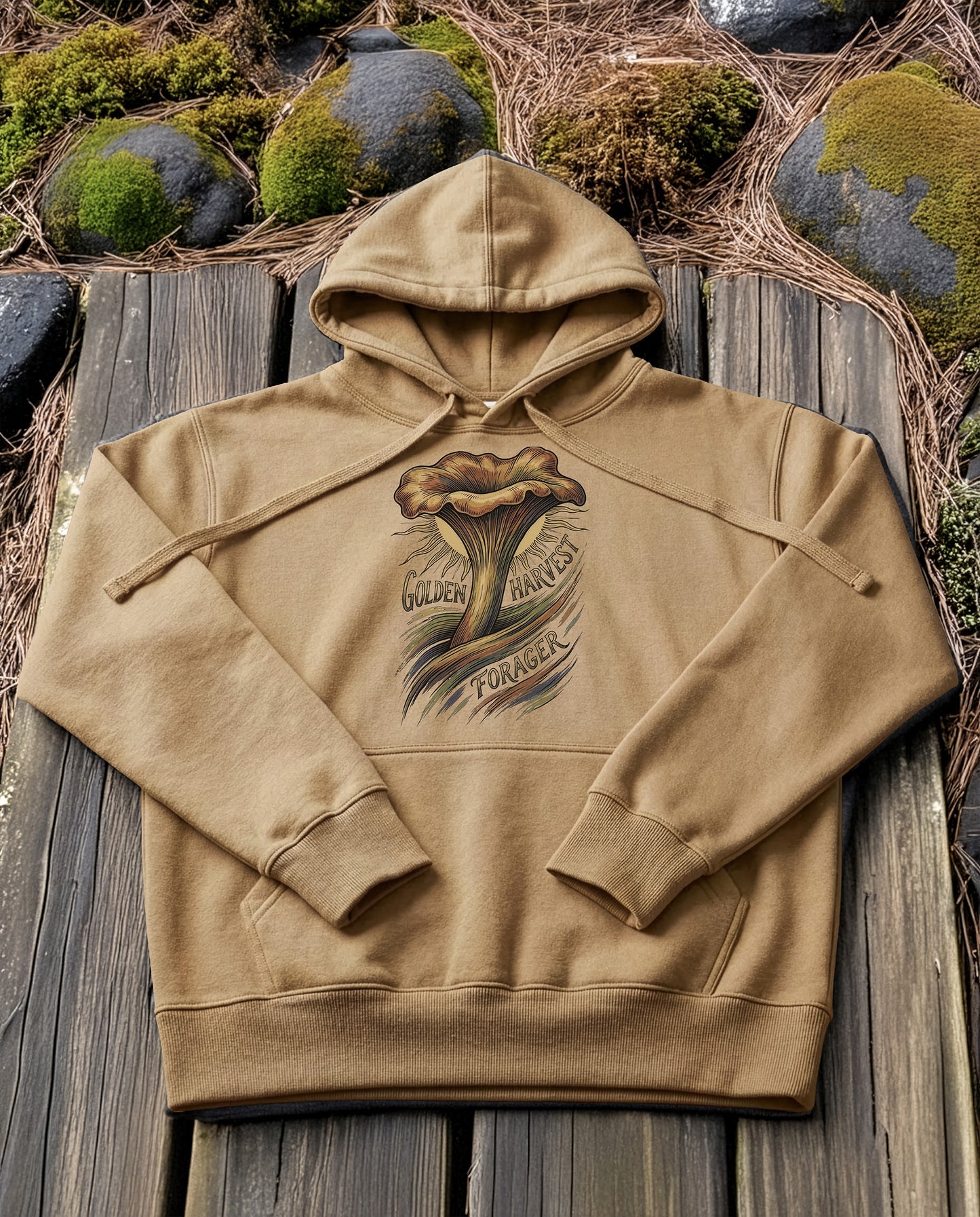 The Sun Chanterelle | Structured Hoodie
