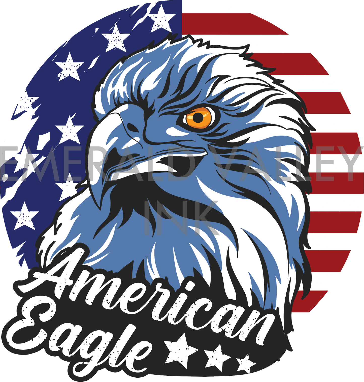 Cool American Eagle Circle