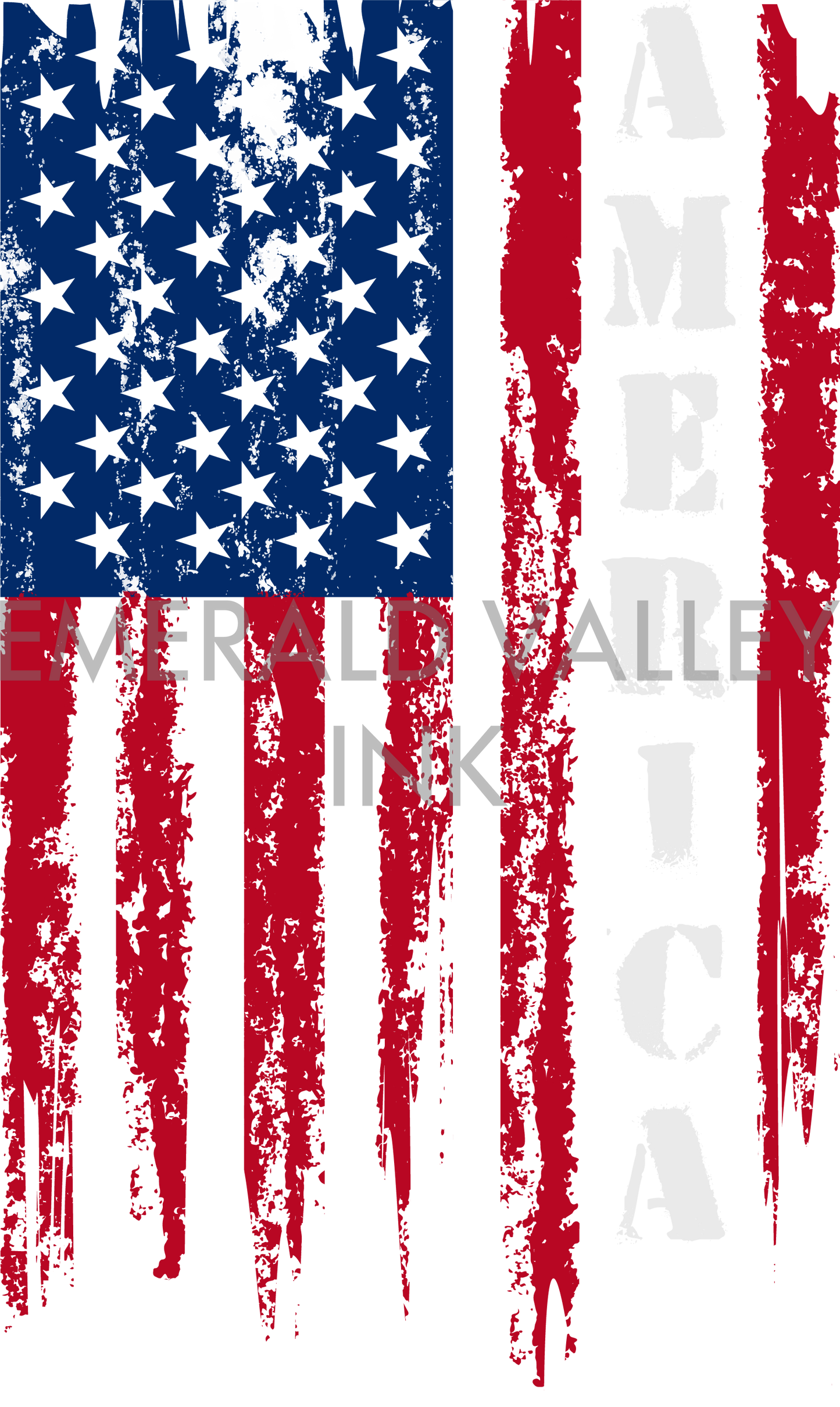 American Flag Grunge